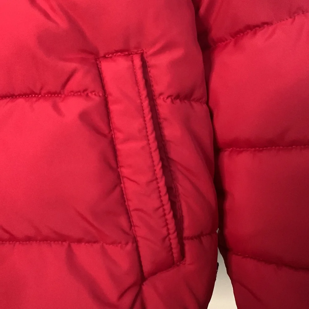 Nautica Toddler Boys Jaket Red Black Water Resistant Lightweight Hooded Size:7 - Picture 4 of 14